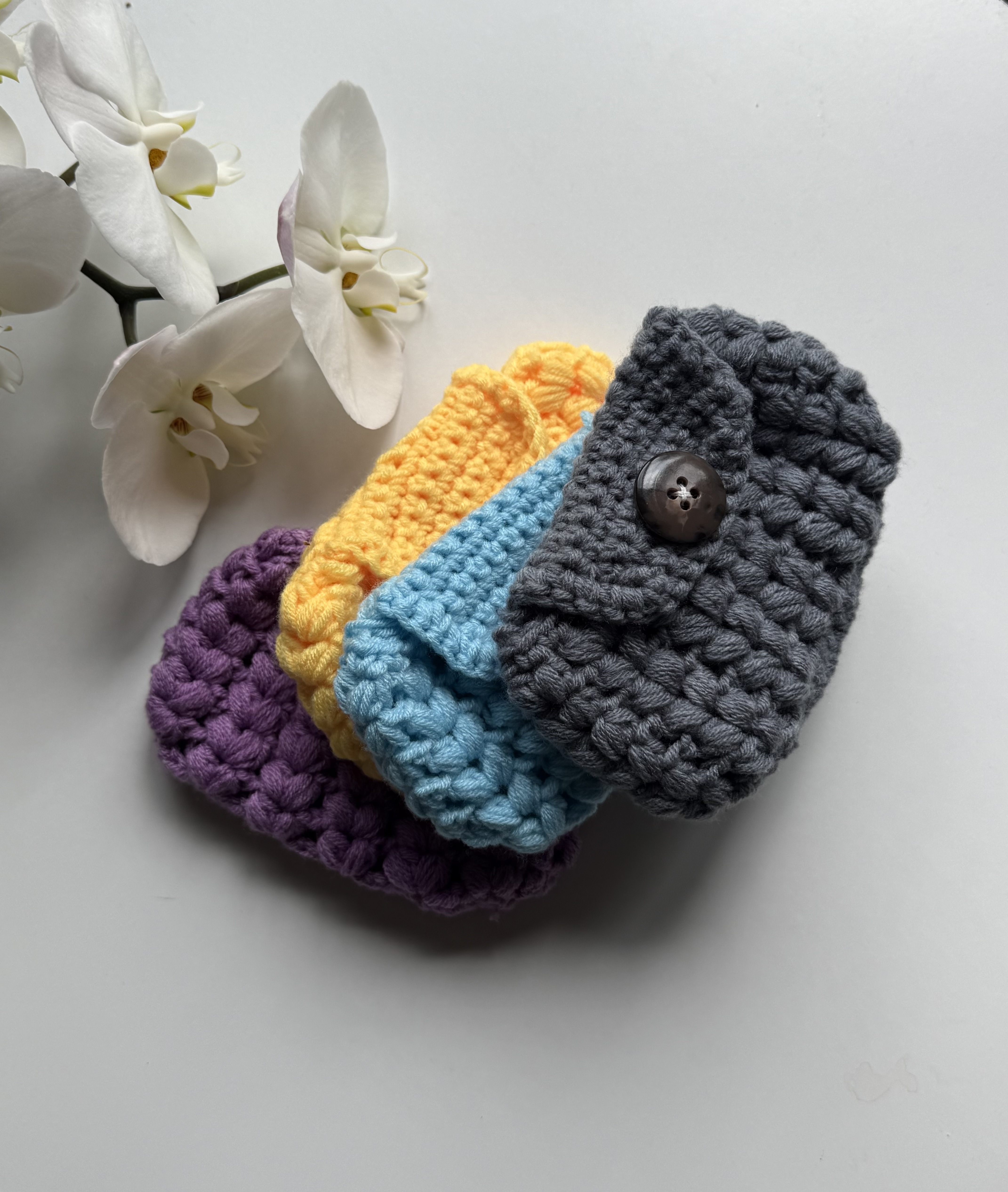 Loopd Goods crochet pouches