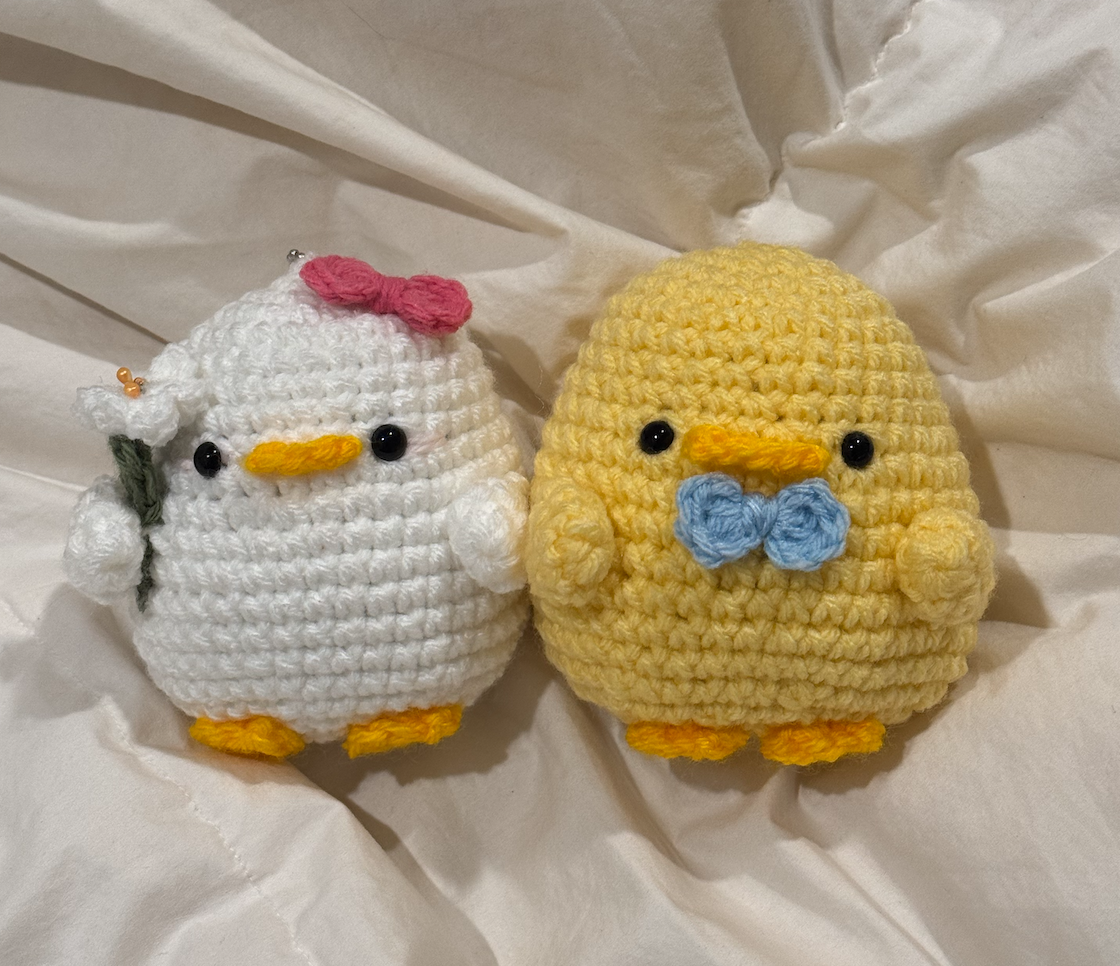 Y.Crafting crochet duck and chick plushies